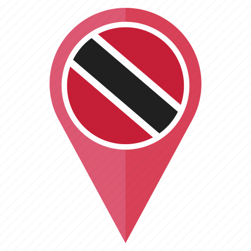 Flag, pin, country, location, nation, navigation, trinidad and tobago icon - Download on Iconfinder