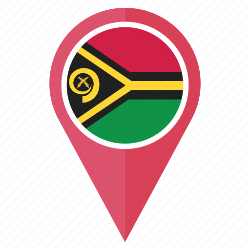 Flag, vanuatu, country, location, nation, navigation, pin icon - Download on Iconfinder
