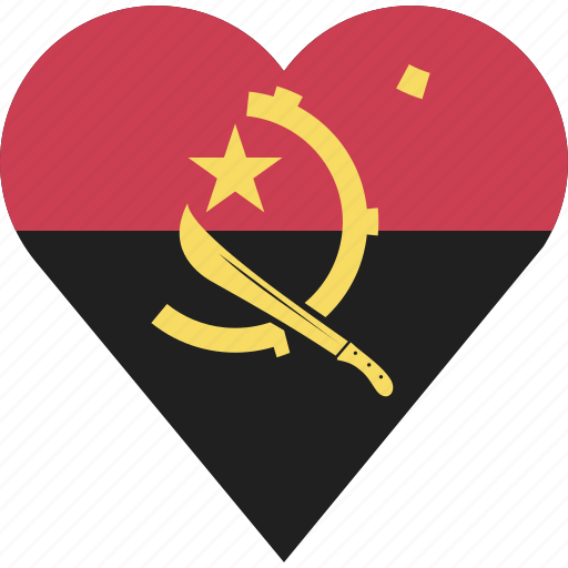 Angola, country, flag, location, nation, navigation, pin icon - Download on Iconfinder