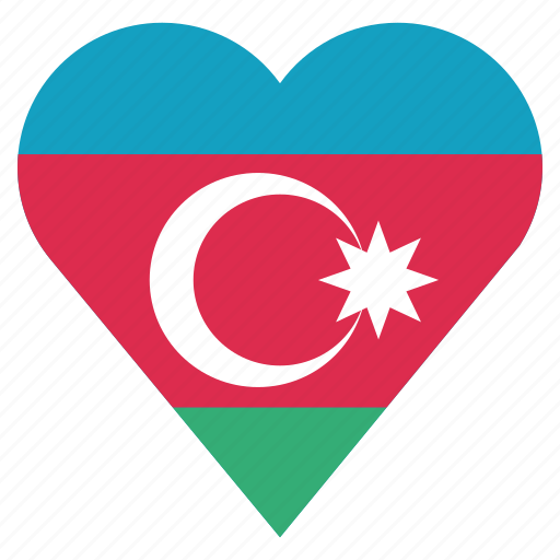 Azerbaijan, country, flag, location, nation, navigation, pin icon - Download on Iconfinder