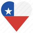 chile, country, flag, location, nation, navigation, pin
