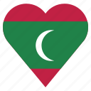 country, flag, location, maldives, nation, navigation, pin