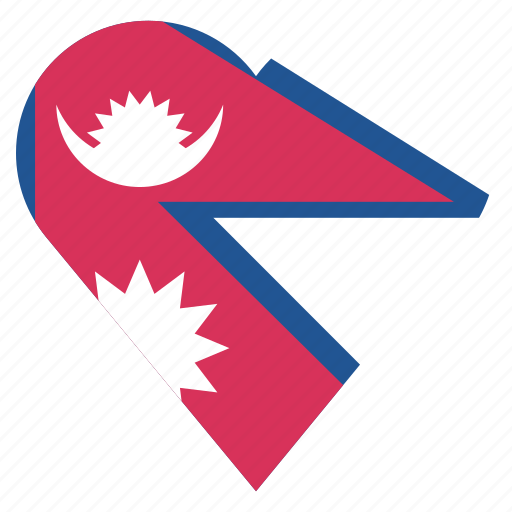 Country, flag, location, nation, navigation, nepal, pin icon - Download on Iconfinder