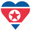 country, flag, location, nation, navigation, north korea, pin 