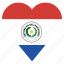 country, flag, location, nation, navigation, paraguay, pin 