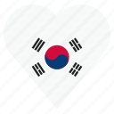 country, flag, location, nation, navigation, pin, south korea