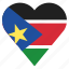 country, flag, location, nation, navigation, pin, south sudan 