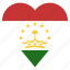 country, flag, location, nation, navigation, pin, tajikistan 