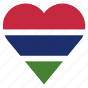 country, flag, location, nation, navigation, pin, the gambia