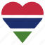 country, flag, location, nation, navigation, pin, the gambia 