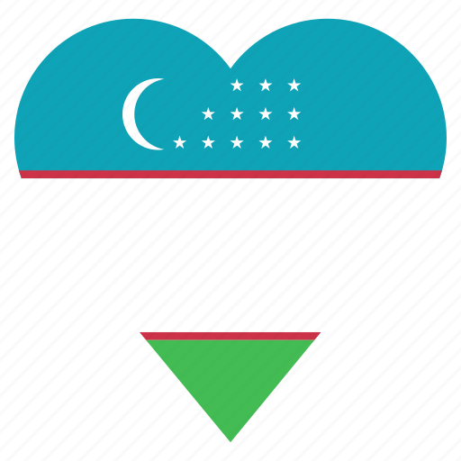 Country, flag, location, nation, navigation, pin, uzbekistan icon - Download on Iconfinder