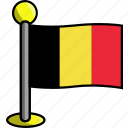 belgium, country, flag, flags