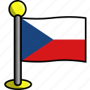 country, czech, flag, flags, republic