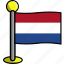 country, flag, flags, netherlands 