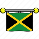 country, flag, flags, jamaica