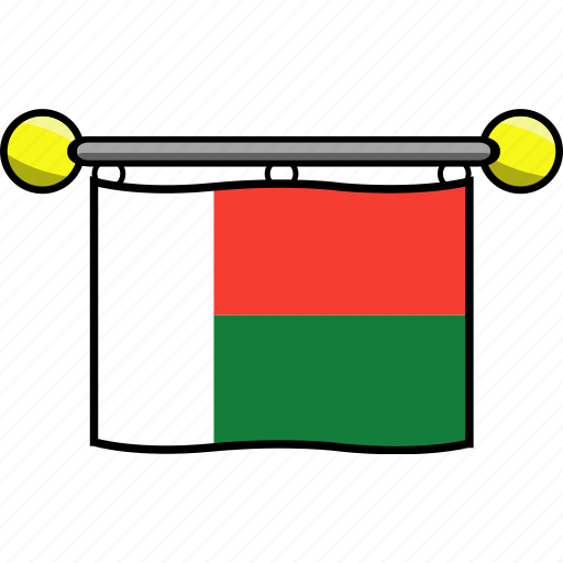 Country, flag, flags, madagascar icon - Download on Iconfinder