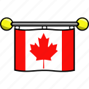 canada, country, flag, flags
