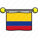 colombia, country, flag, flags