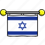 country, flag, flags, israel 