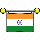 country, flag, flags, india