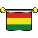 bolivia, country, flag, flags