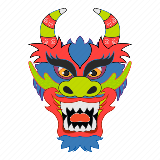 Carnival, dragon, japanese, mask icon - Download on Iconfinder