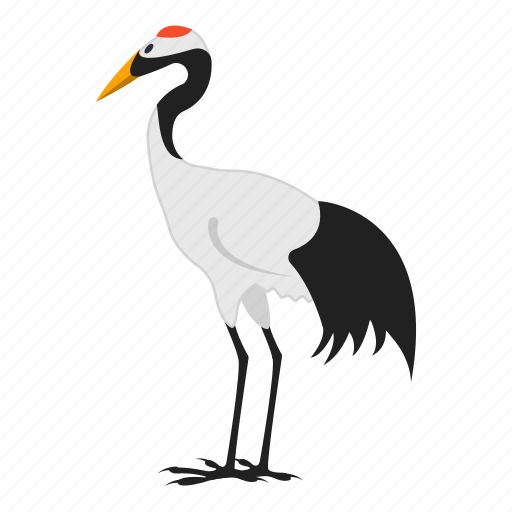Bird, crane, japanese, redhead icon - Download on Iconfinder