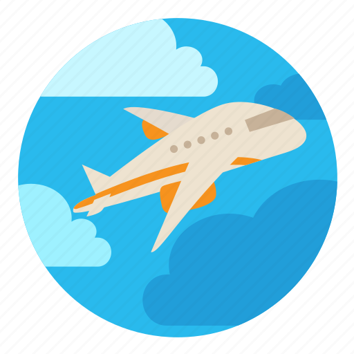 Above, flight, over, plane icon - Download on Iconfinder