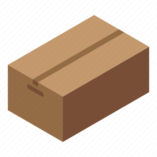 Box, business, cartoon, courier, hand, isometric, parcel icon - Download on Iconfinder