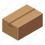 box, business, cartoon, courier, hand, isometric, parcel 
