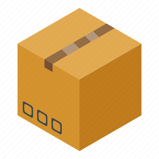 Box, business, carton, cartoon, isometric, parcel, shopping icon - Download on Iconfinder