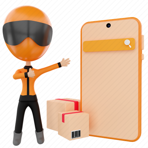 Easy, tracking, courier, parcel, delivery, shipping, box icon - Download on Iconfinder