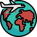 airplane, earth, globe, travel, vacation, world