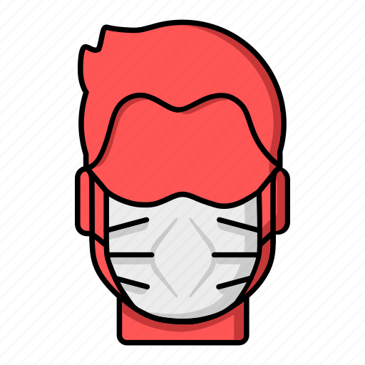 Face mask, mask, precaution, protection, wearing icon - Download on Iconfinder