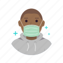coronavirus, covid19, mask, hoodie, avatar