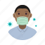 coronavirus, covid19, mask, shirt, avatar 