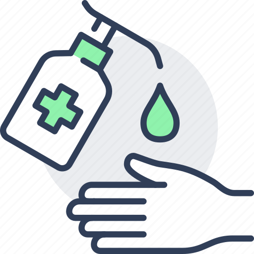 Covid, disinfect, hands icon - Download on Iconfinder