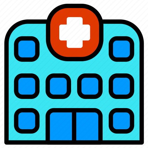 Building, coronavirus, covid, hospital, infection, medicine, virus icon - Download on Iconfinder