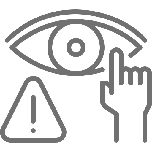 Avoid, do not, eye, hand, touch icon - Free download