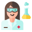 avatar, woman, researcher, virus, scientist 