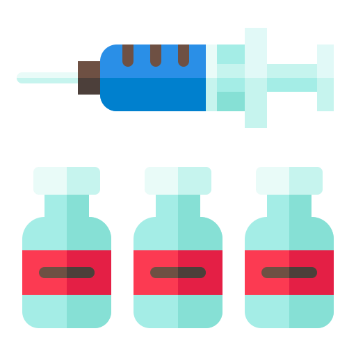 Drug, medicine, syringe, vaccine, virus icon - Free download