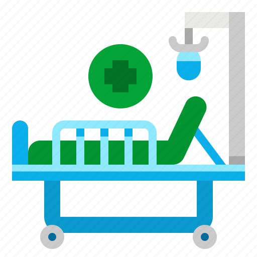 Bed, healthcare, hospital, medical, patient icon - Download on Iconfinder