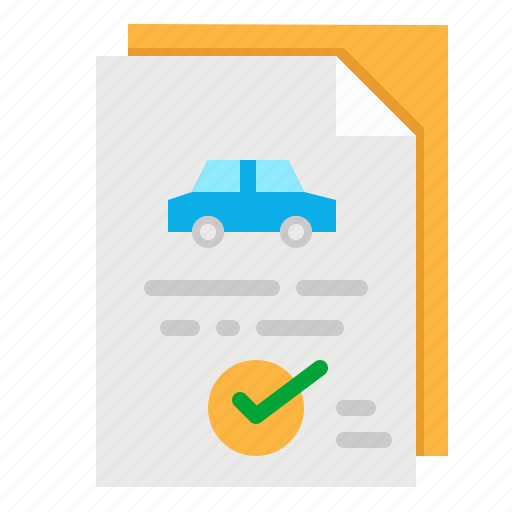 Car, control, document, evacuate, permit icon - Download on Iconfinder