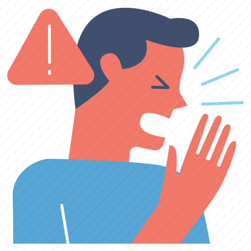 Cough, coughing, spread, covid icon - Download on Iconfinder