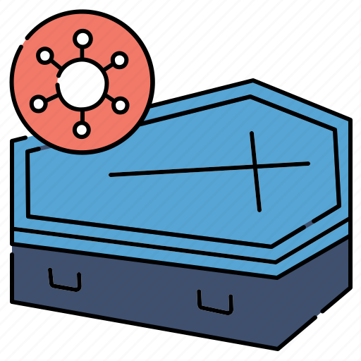 Coffin, dead, die, covid icon - Download on Iconfinder