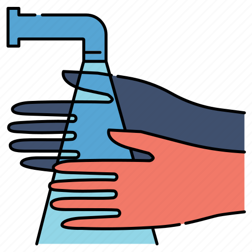 Washing, hands, clean, covid, water icon - Download on Iconfinder