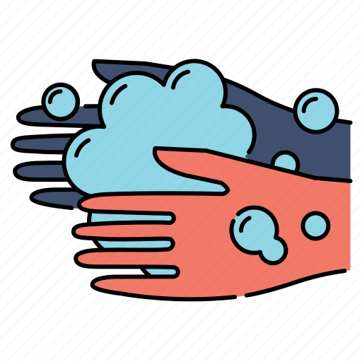 Washing, hands, soap, clean, covid icon - Download on Iconfinder