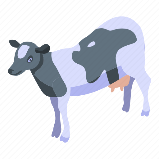 Cartoon, cow, isometric, logo, milk, retro, tattoo icon - Download on Iconfinder