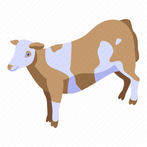 Cartoon, cow, food, isometric, logo, silhouette, tattoo icon - Download on Iconfinder