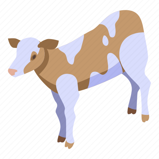 Cartoon, cow, food, isometric, logo, pasture, silhouette icon - Download on Iconfinder